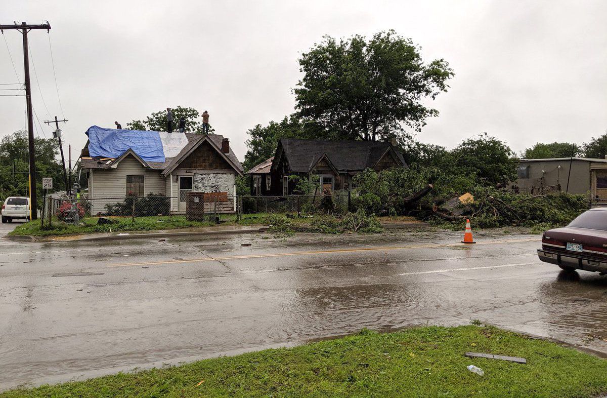 North Tulsa damage